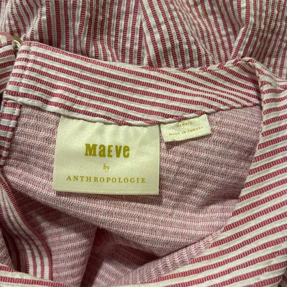 Maeve Everyday Midi Dress | XSmall | Pink + White - Picture 11 of 14